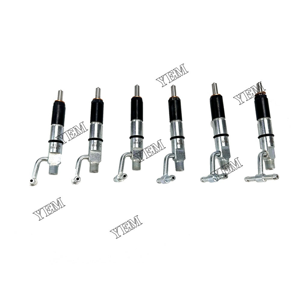 For Mitsubishi Fuel Injector 6x 32A61-03020 S6S Engine Spare Parts YEMPARTS