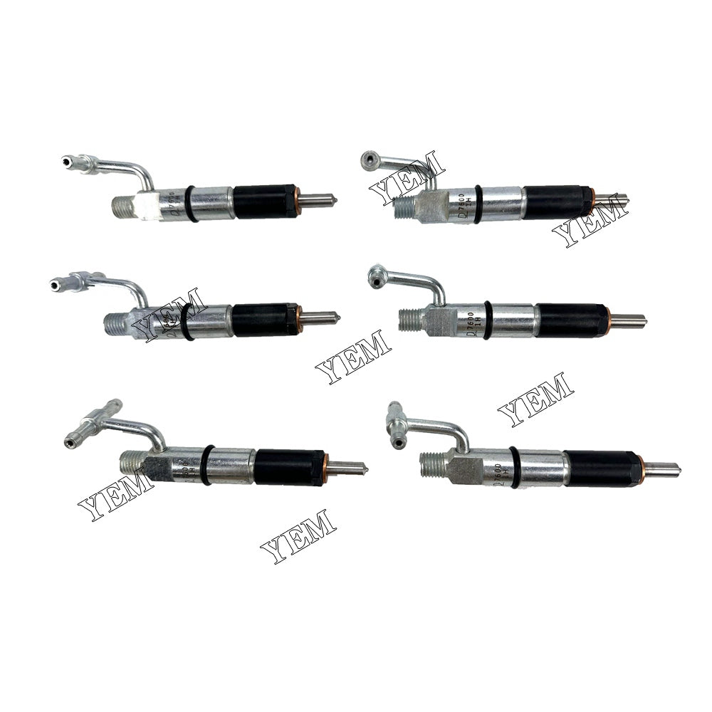 For Mitsubishi Fuel Injector 6x 32A61-03020 S6S Engine Spare Parts YEMPARTS