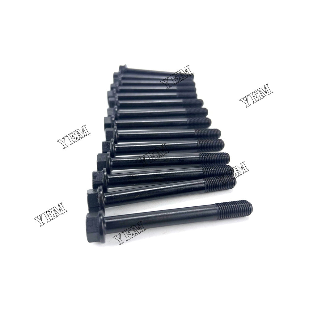 For Mitsubishi Cylinder Head Bolt 14x 31A01-21100 S3L2 Engine Spare Parts YEMPARTS