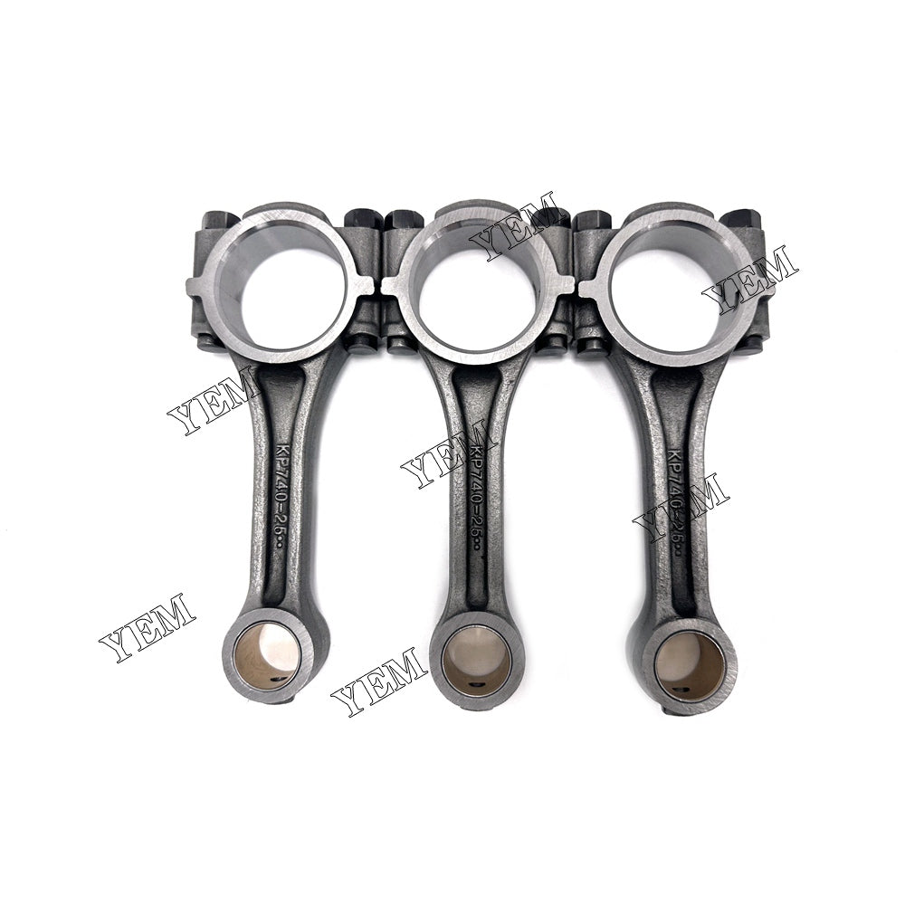 For Caterpillar Connecting Rod 3x part number KP740-25 115026340 C1.1 Engine Spare Parts YEMPARTS