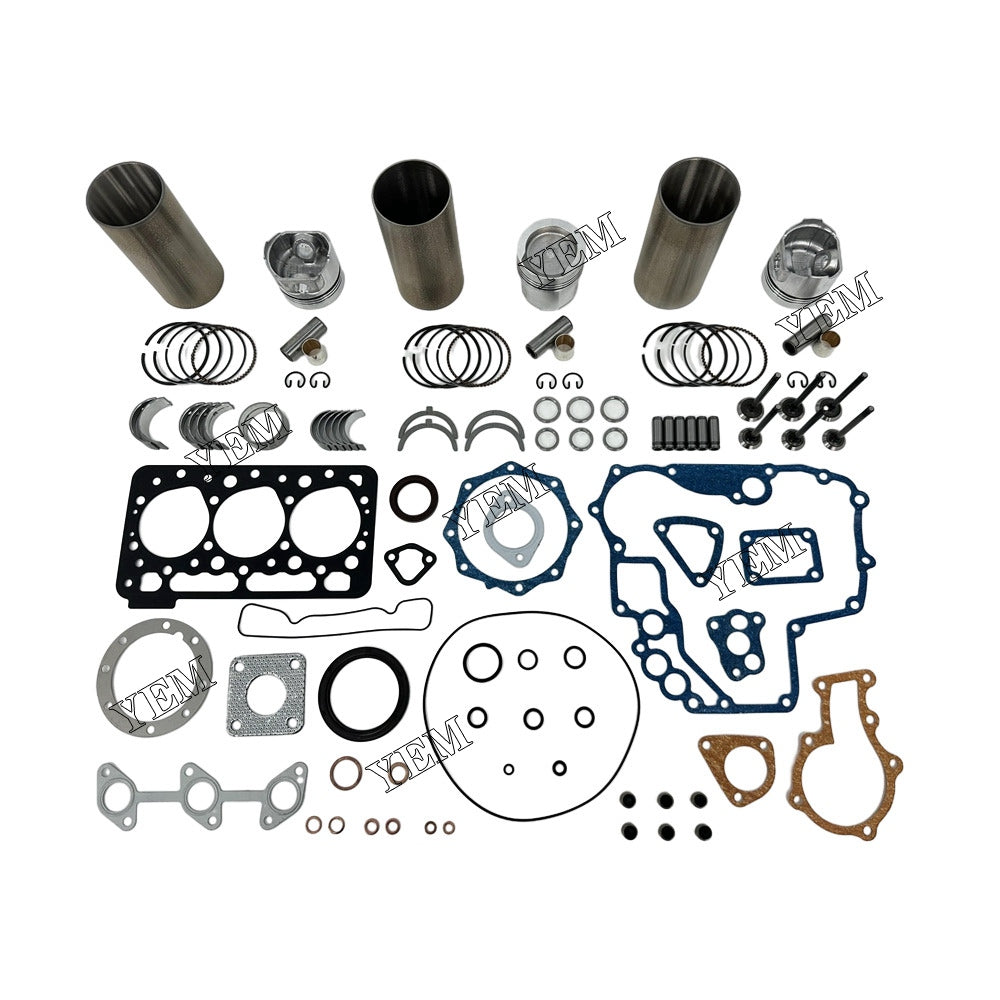 For Kubota Overhaul Rebuild Kit With Bearing Set Valve Train 3x part number 12691-21110 WG750 Engine Spare Parts YEMPARTS