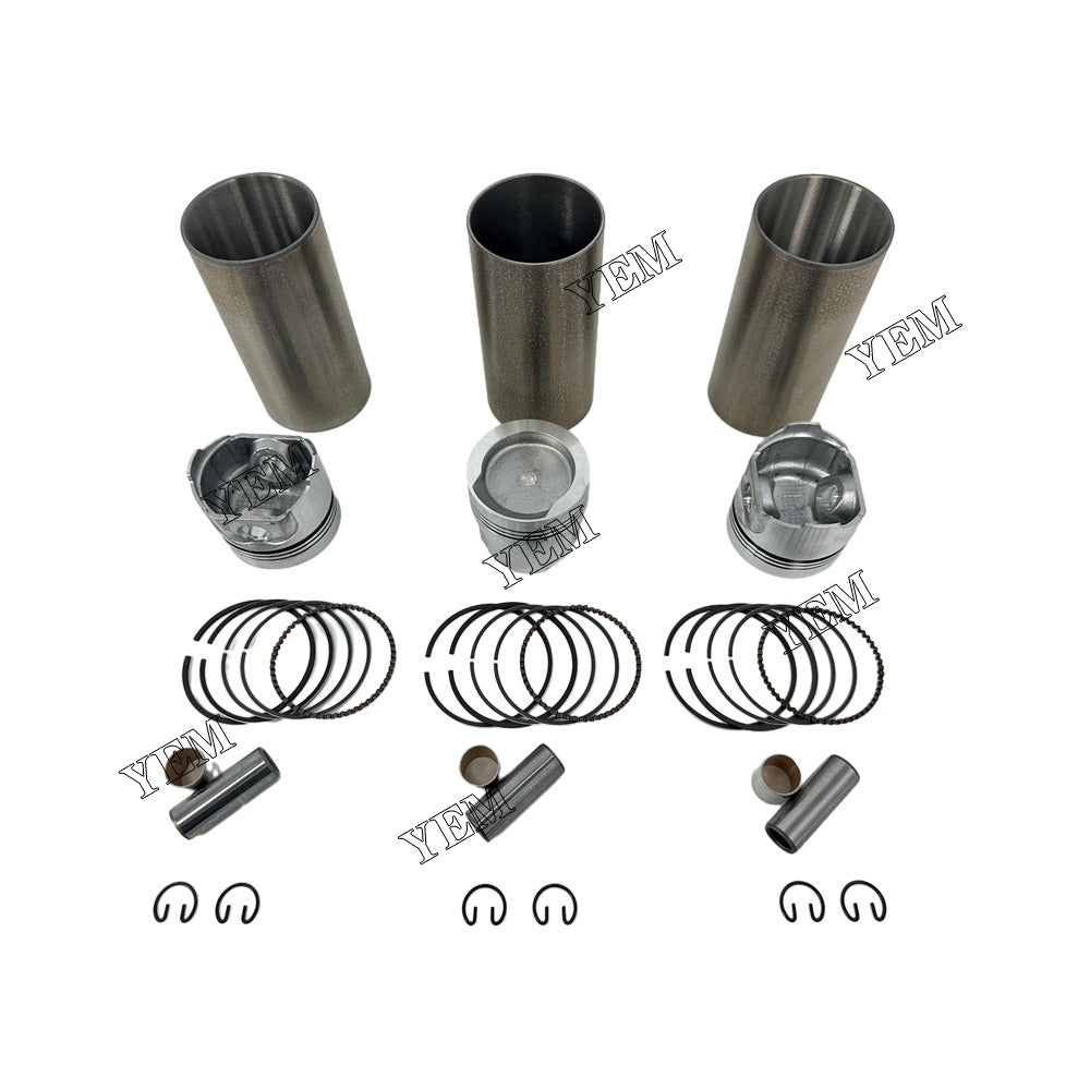 For Kubota Cylinder Liner Kit 3x part number 12691-21110 WG750 Engine Spare Parts YEMPARTS