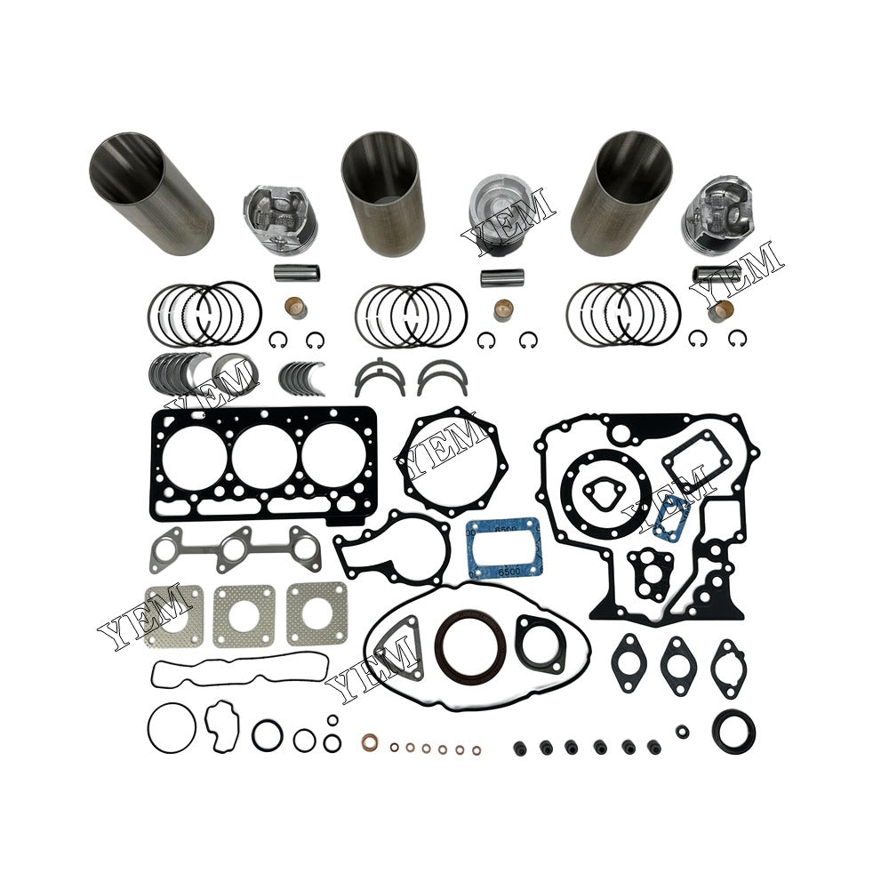 For Kubota Overhaul Kit With Bearing Set 3x part number EG561-21110 WG972 Engine Spare Parts YEMPARTS