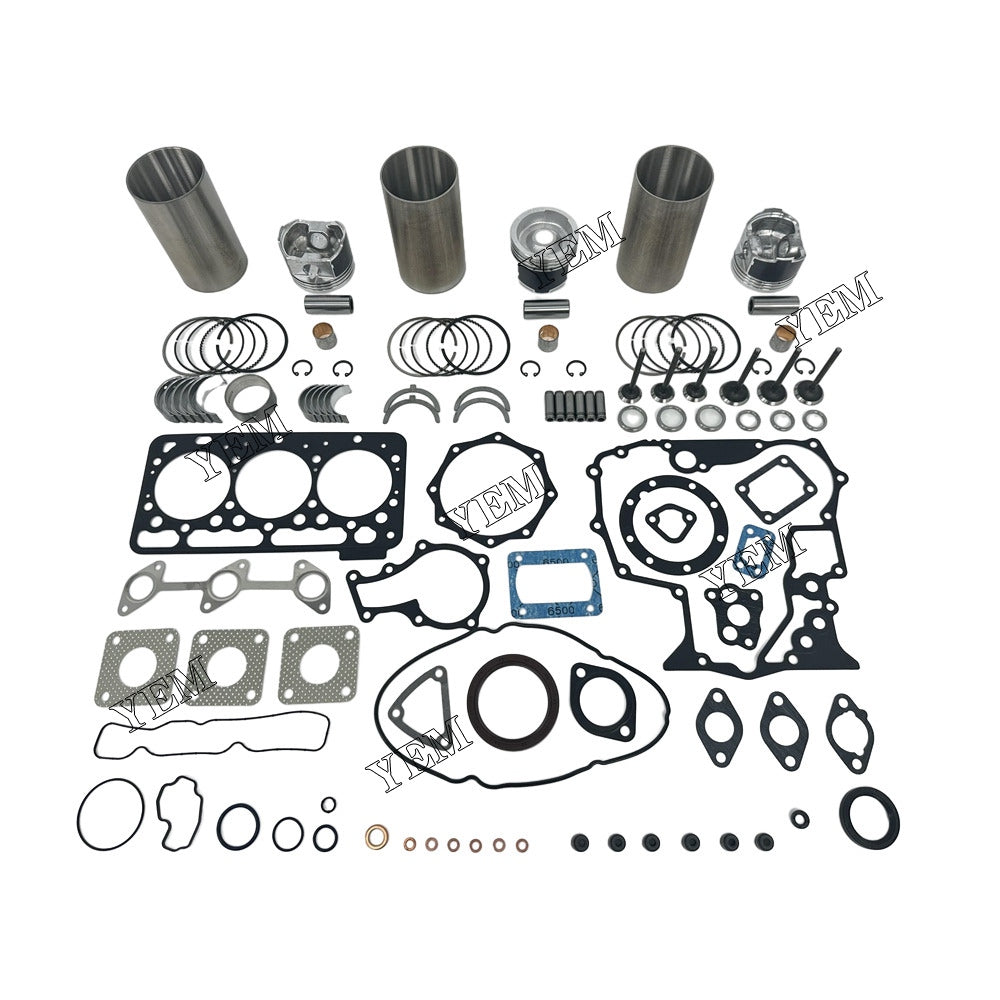 For Kubota Overhaul Rebuild Kit With Bearing Set Valve Train 3x part number EG561-21110 WG972 Engine Spare Parts YEMPARTS