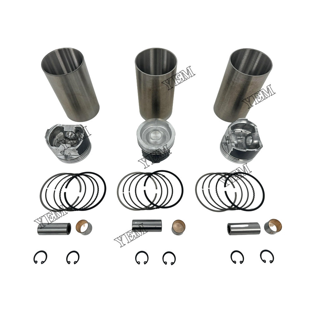 For Kubota Cylinder Liner Kit 3x part number EG561-21110 WG972 Engine Spare Parts YEMPARTS