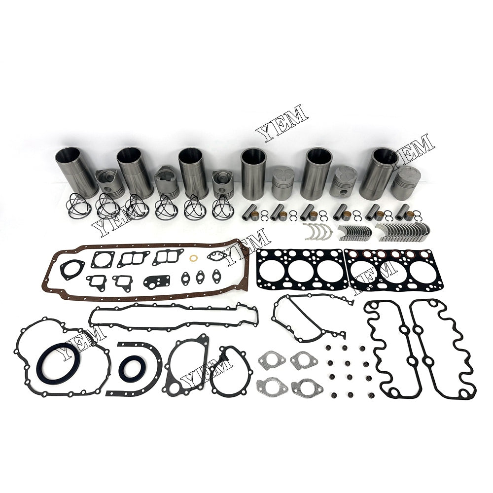 For Toyota Overhaul Rebuild Kit With Gasket Set Bearing 6x 2D Engine Spare Parts YEMPARTS