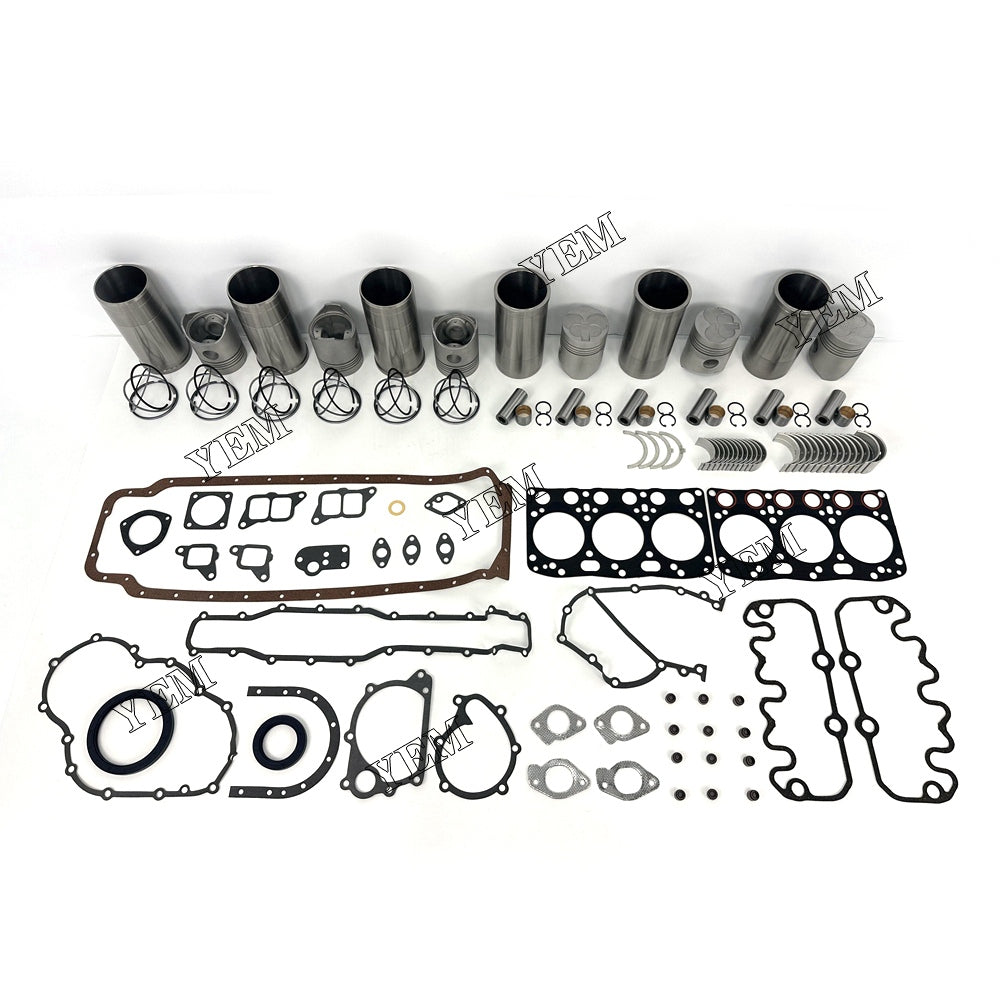 For Toyota Overhaul Rebuild Kit With Gasket Set Bearing 6x 2D Engine Spare Parts YEMPARTS