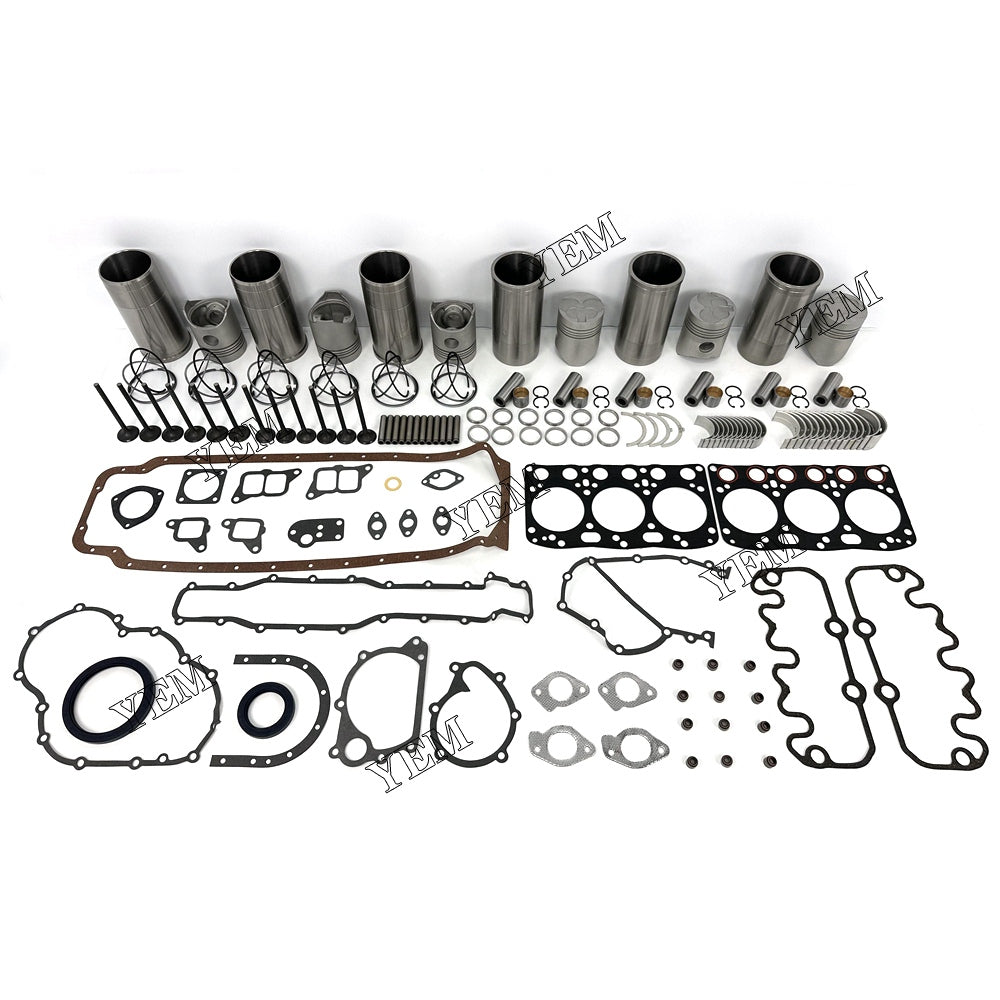 For Toyota Overhaul Rebuild Kit With Bearing Set Valve Train 6x 2D Engine Spare Parts YEMPARTS