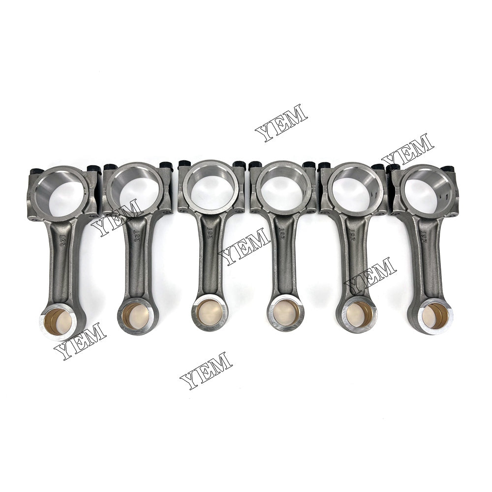 For Mitsubishi Connecting Rod 6x 6D34 Engine Spare Parts YEMPARTS