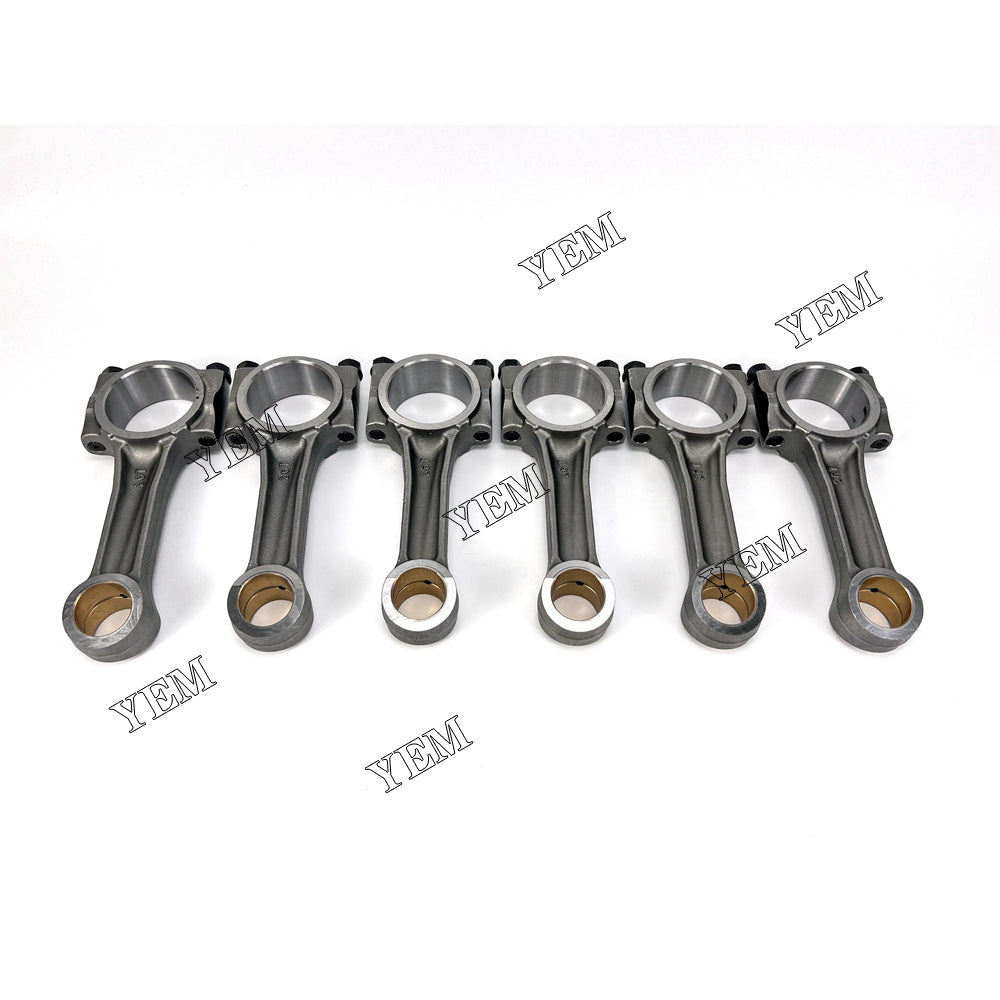 For Mitsubishi Connecting Rod 6x 6D34 Engine Spare Parts YEMPARTS