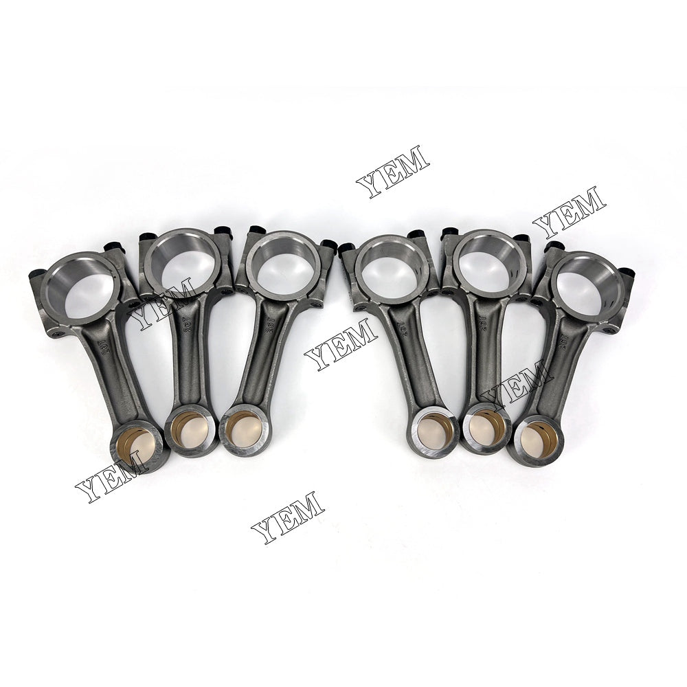 For Mitsubishi Connecting Rod 6x 6D34 Engine Spare Parts YEMPARTS