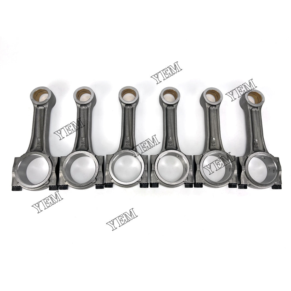 For Mitsubishi Connecting Rod 6x 6D34 Engine Spare Parts YEMPARTS