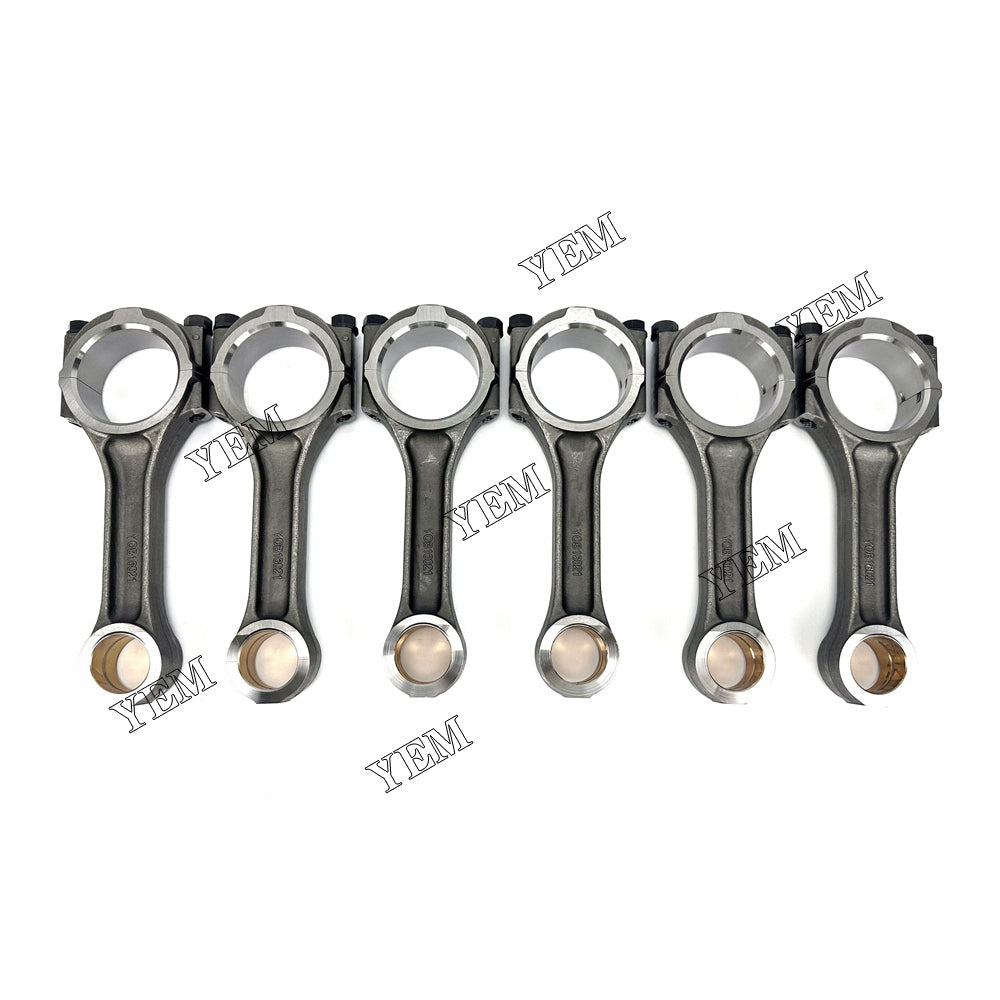 For Doosan Connecting Rod 6x 65.02401-6161 DB58 Engine Spare Parts YEMPARTS