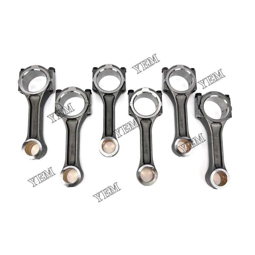 For Doosan Connecting Rod 6x 65.02401-6161 DB58 Engine Spare Parts YEMPARTS