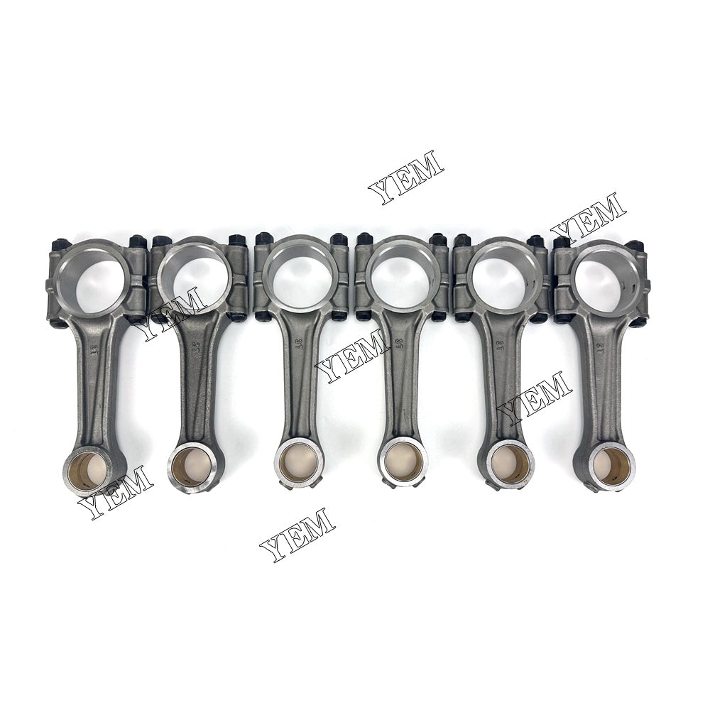 For Mitsubishi Connecting Rod 6x 5I-7668 34319-01012 30662 S6K Engine Spare Parts YEMPARTS