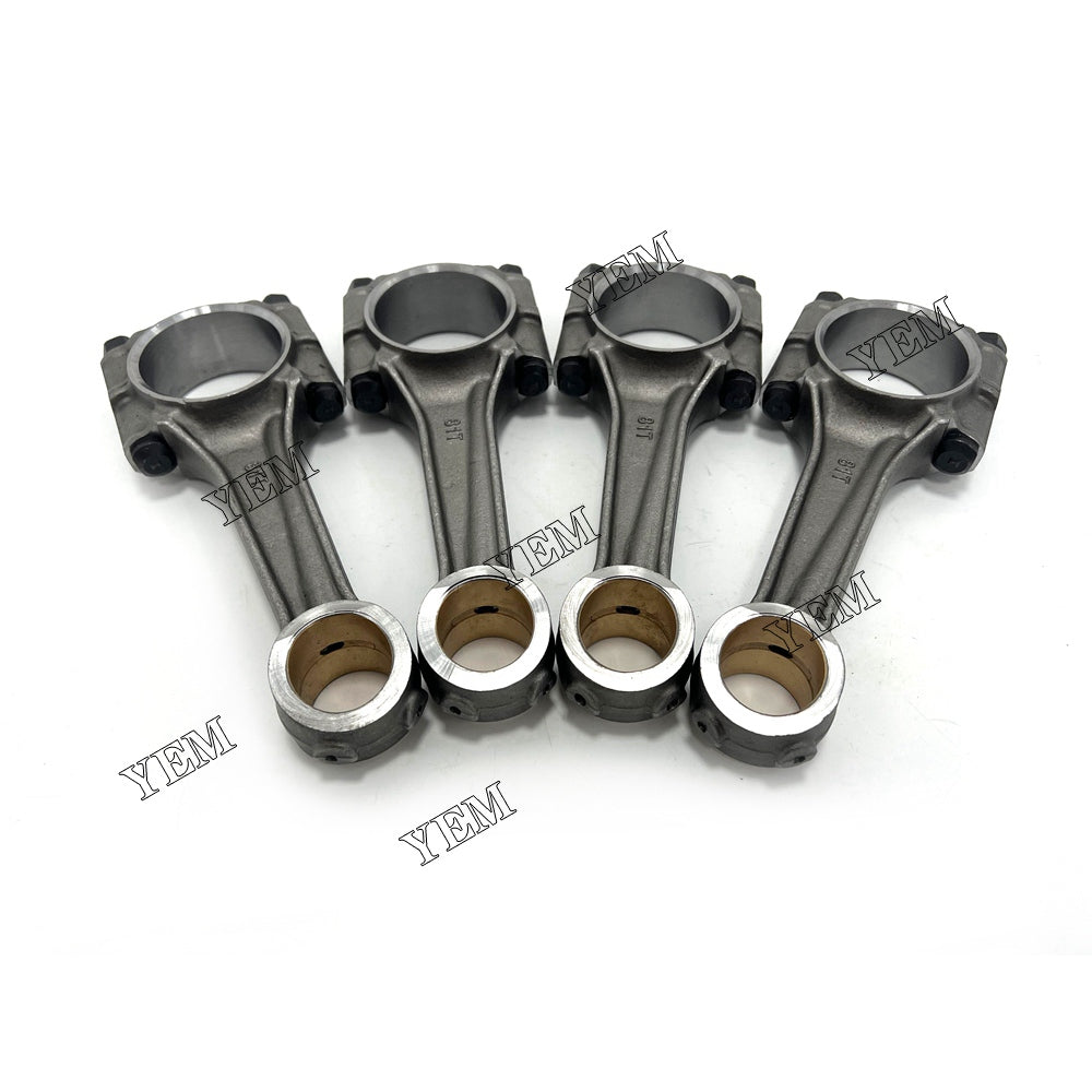 For Mitsubishi Connecting Rod 4x 4D31 Engine Spare Parts YEMPARTS