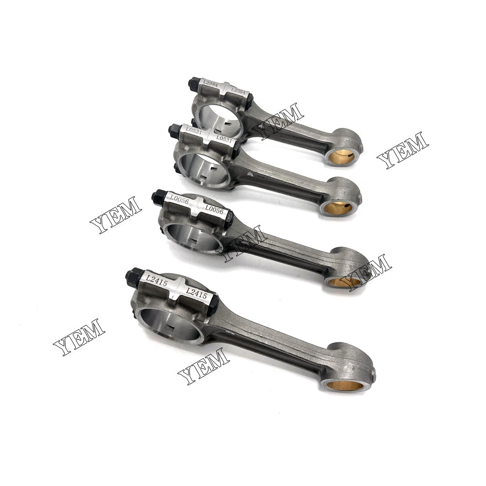 For Mitsubishi Connecting Rod 4x 4D31 Engine Spare Parts YEMPARTS