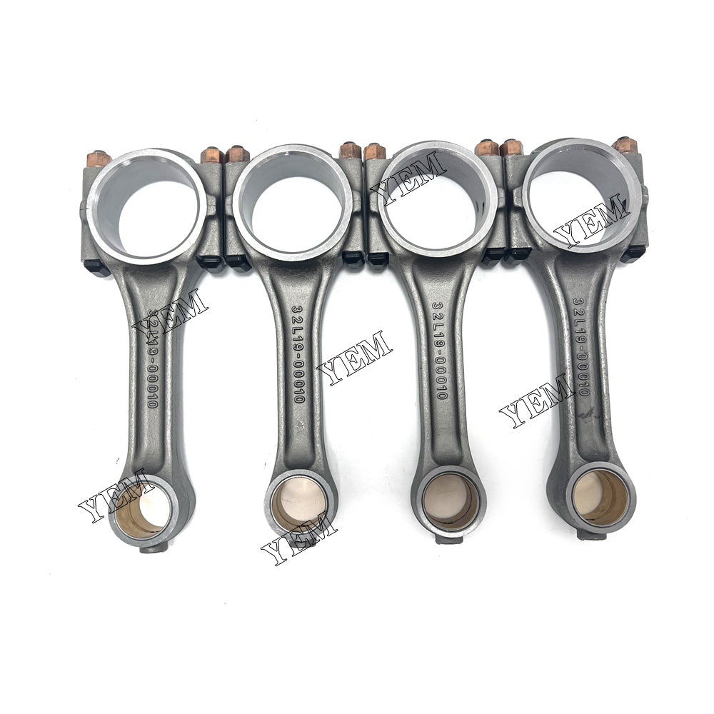 For Caterpillar Connecting Rod 4x 32A19-00010 103-9680 3044C Engine Spare Parts YEMPARTS