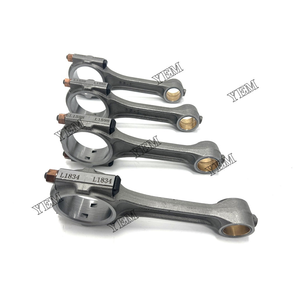 For Caterpillar Connecting Rod 4x 32A19-00010 103-9680 3044C Engine Spare Parts YEMPARTS