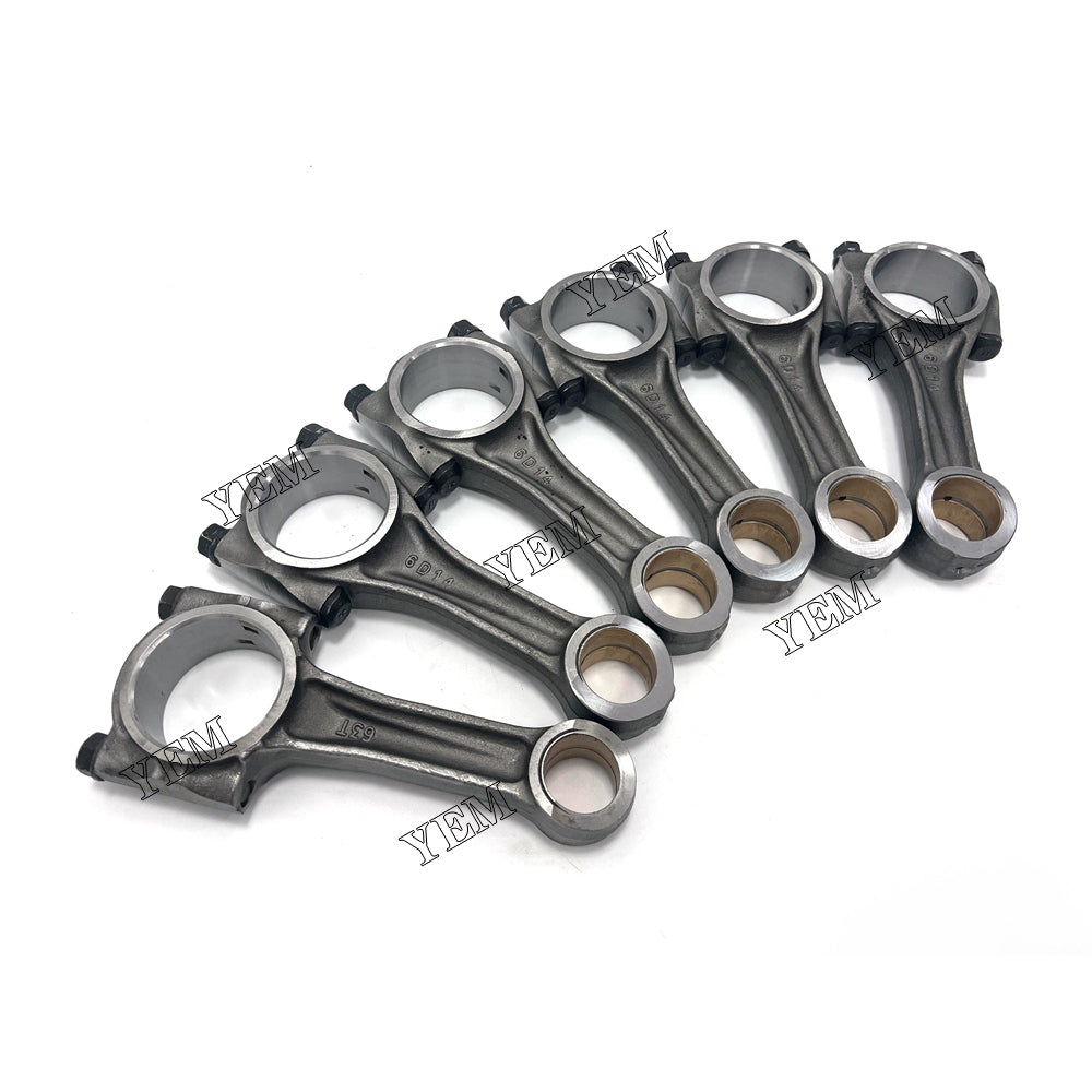 For Mitsubishi Connecting rod with wrong mouth oblique mouth 6x 6D14 Engine Spare Parts YEMPARTS