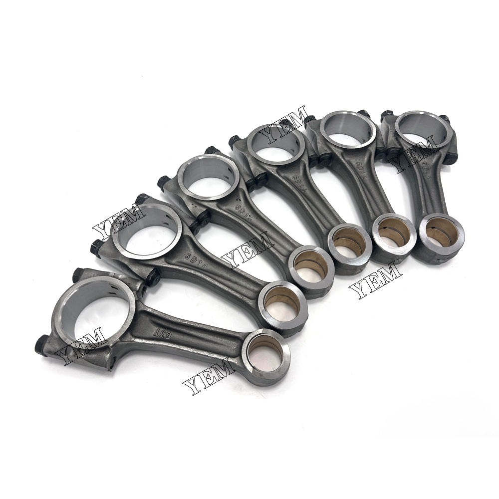For Mitsubishi Connecting rod with wrong mouth oblique mouth 6x 6D15 Engine Spare Parts YEMPARTS