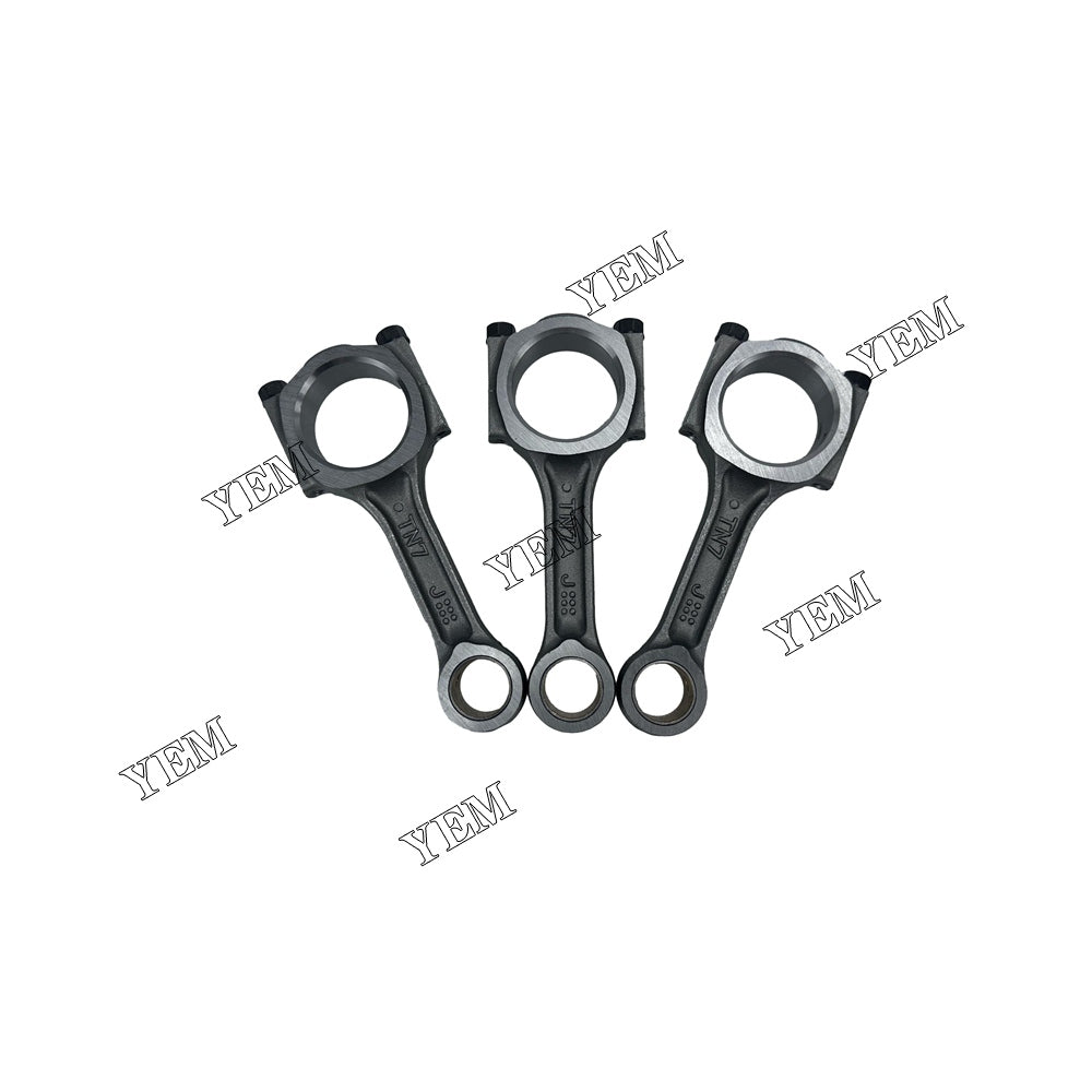 For Komatsu Connecting Rod 3x 3D82 Engine Spare Parts YEMPARTS