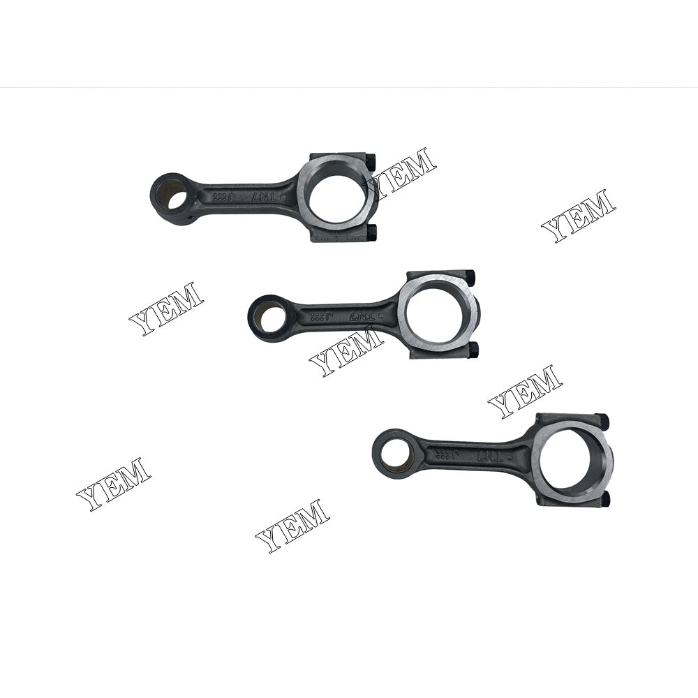 For Komatsu Connecting Rod 3x 3D82 Engine Spare Parts YEMPARTS