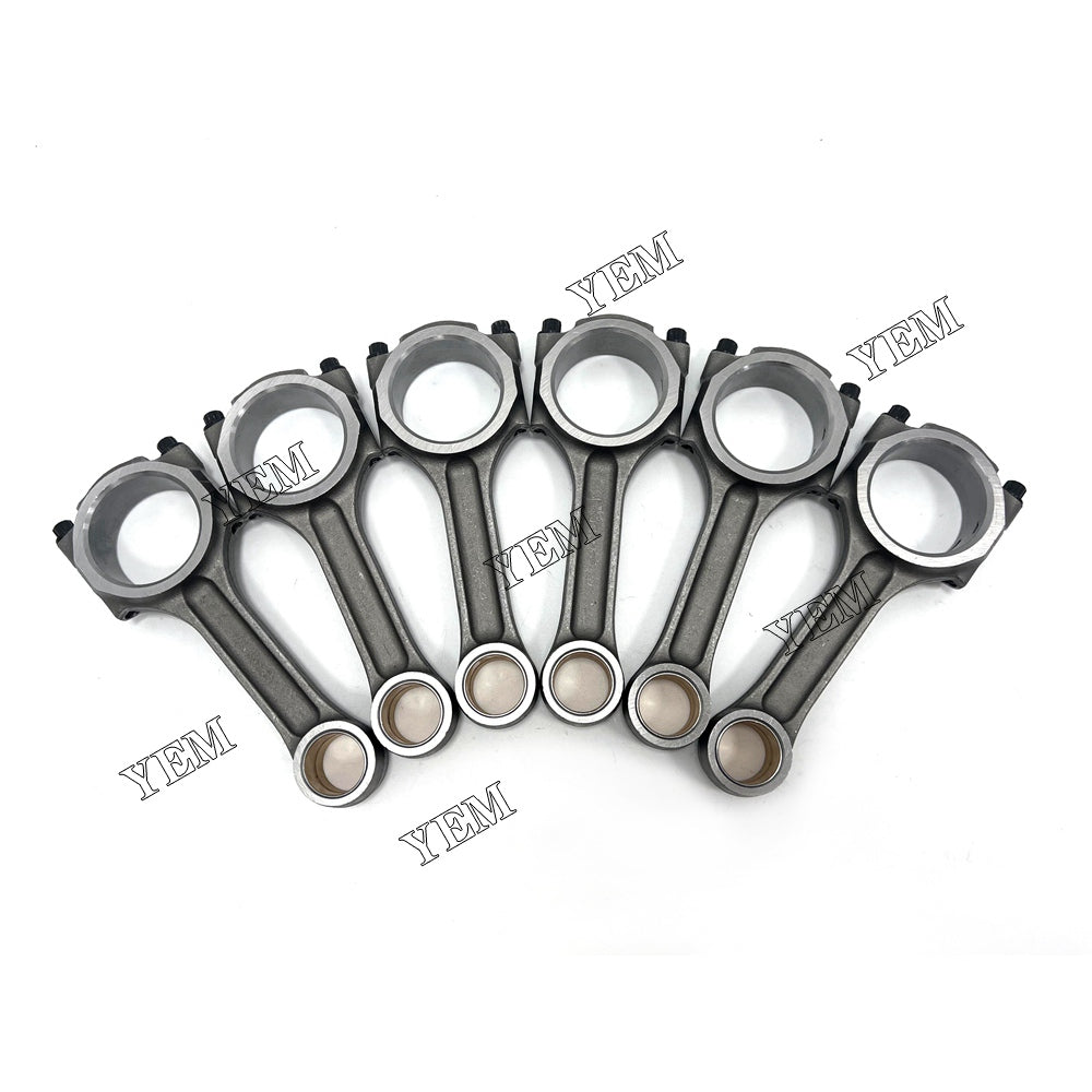 For Komatsu Connecting rod with wrong mouth flat mouth 6x 6D95 Engine Spare Parts YEMPARTS