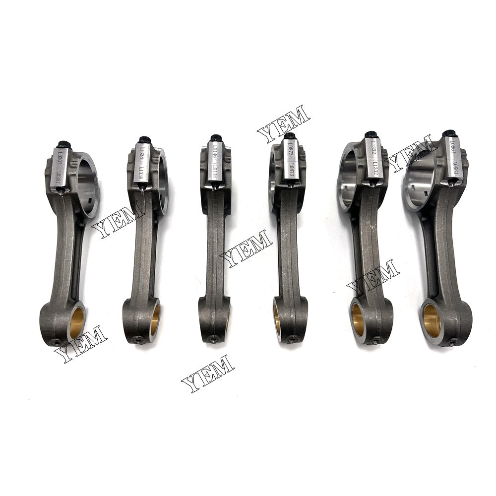 For Isuzu Connecting Rod 6x 6HK1 Engine Spare Parts YEMPARTS