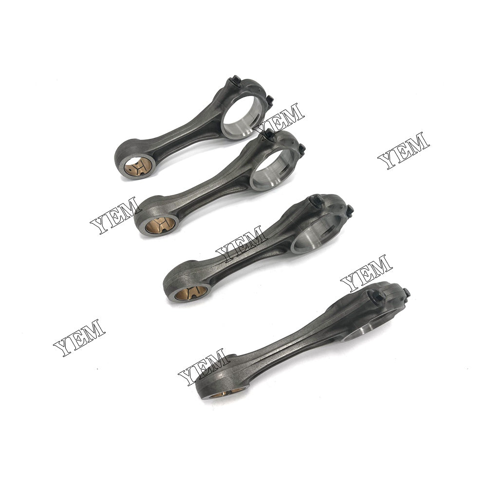 For Komatsu Connecting Rod 4x 4891176 4943979 4898808 4D102 Engine Spare Parts YEMPARTS