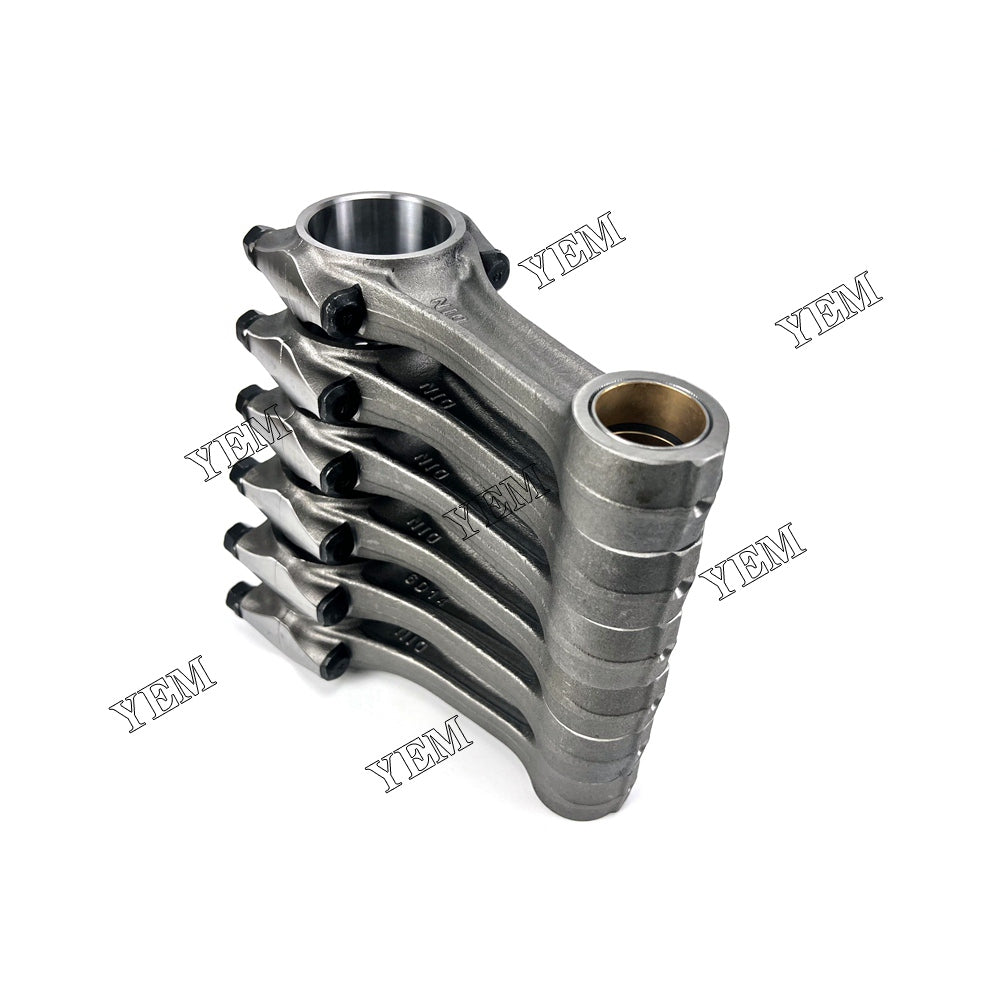 For Mitsubishi Connecting rod with wrong mouth flat mouth 6x 6D14 Engine Spare Parts YEMPARTS