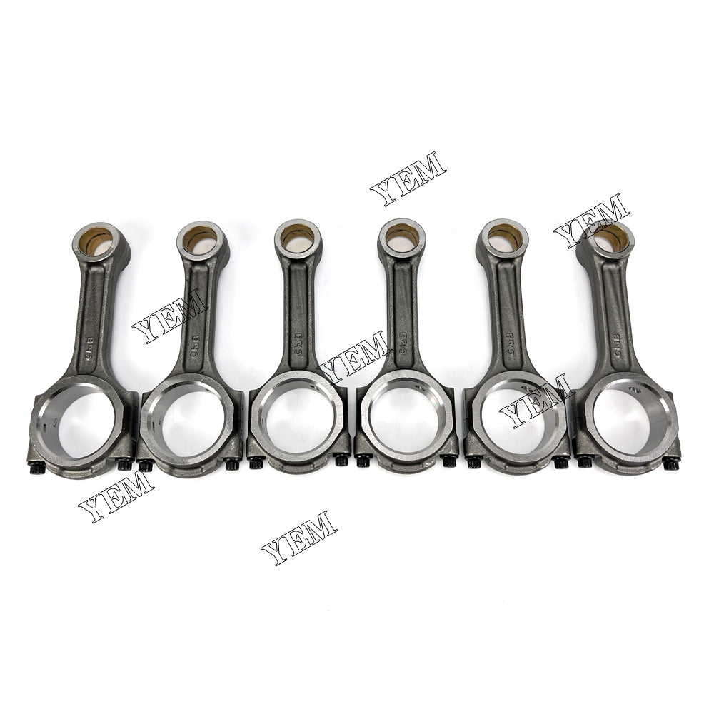 For Komatsu Connecting rod with wrong mouth oblique mouth 6x 6D95 Engine Spare Parts YEMPARTS