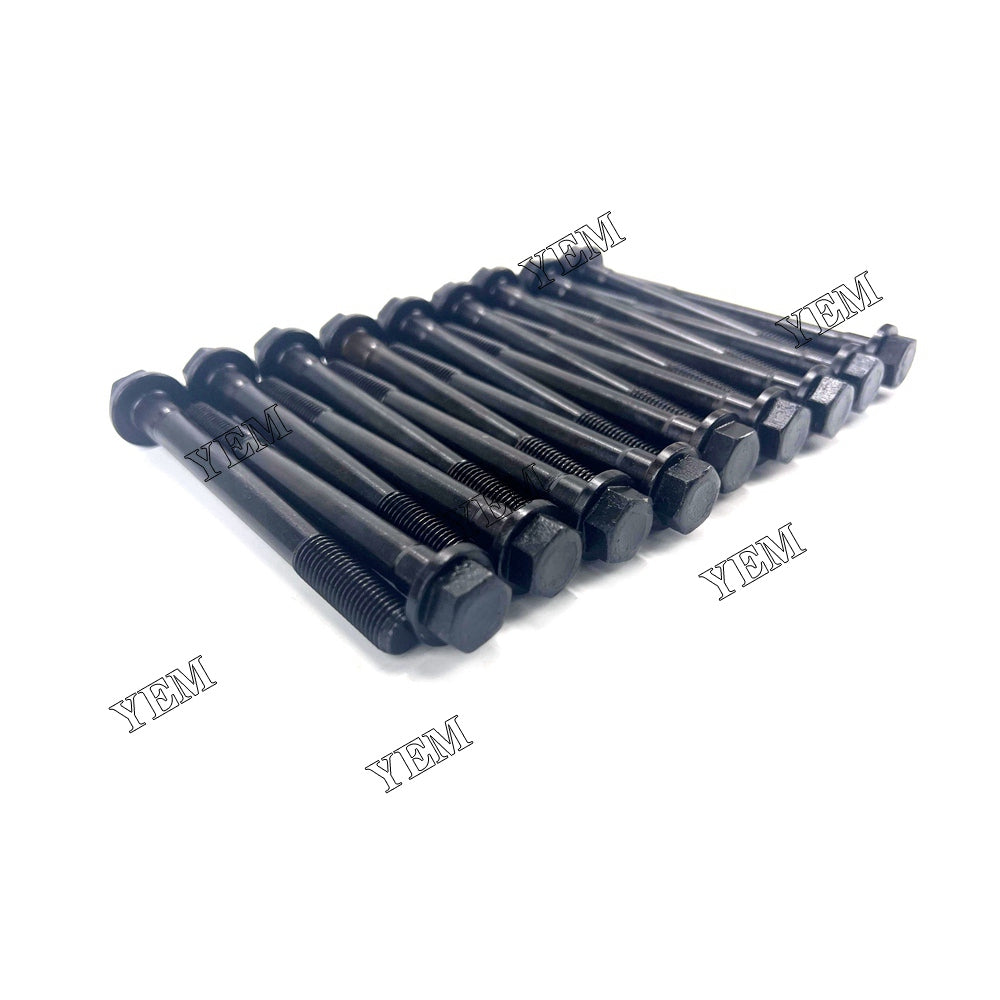 For Yanmar Cylinder Head Bolt 18x 4TNE84 Engine Spare Parts YEMPARTS