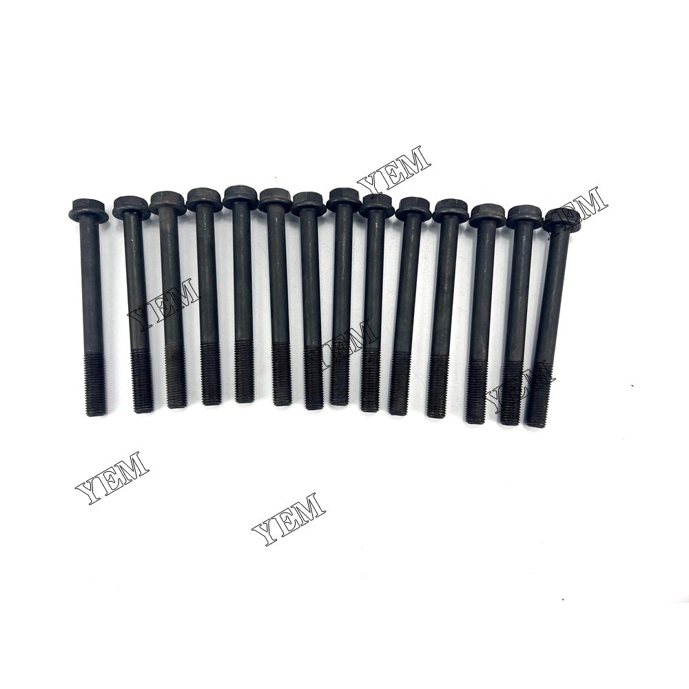 For Yanmar Cylinder Head Bolt 14x 3TN100 Engine Spare Parts YEMPARTS