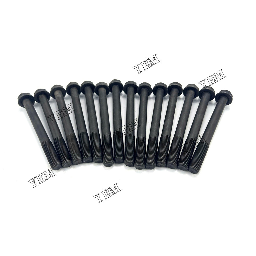 For Yanmar Cylinder Head Bolt 14x 3TN100 Engine Spare Parts YEMPARTS