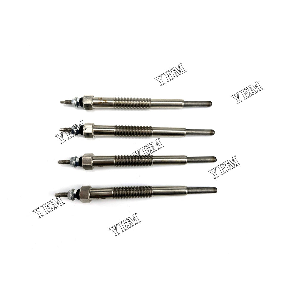 For Mitsubishi Glow Plug 4X ME007649 4D32 Engine Spare Parts YEMPARTS