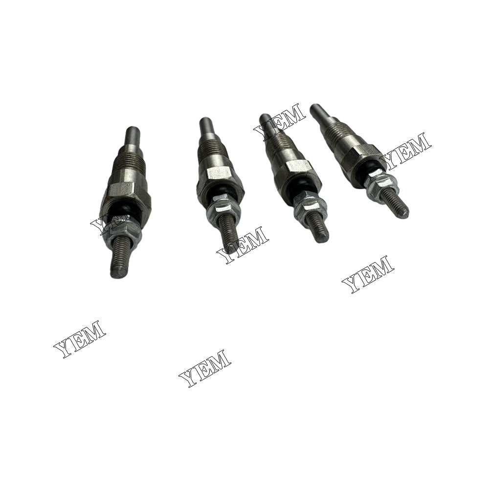 For Yanmar Glow Plug 4X 11065-T8200 4TNE98 Engine Spare Parts YEMPARTS