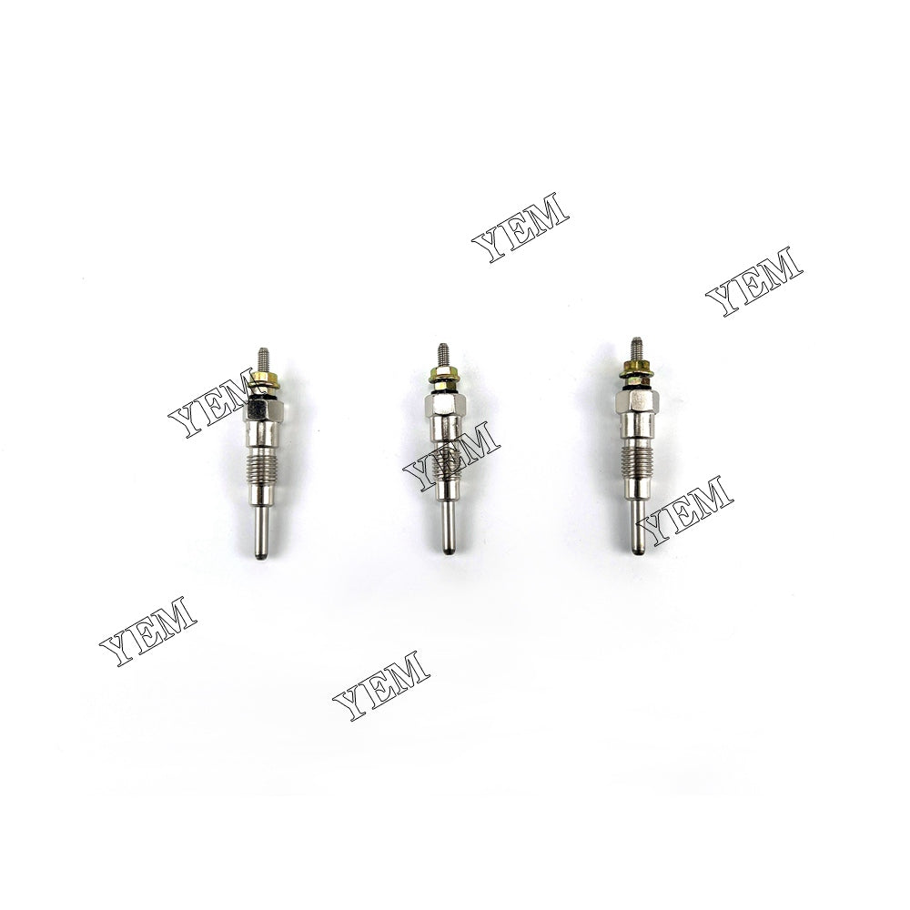 For Yanmar Glow Plug 3X 15951-6551-2 129155-77801 129795-77800 119717-77800 3TNE74 Engine Spare Parts YEMPARTS