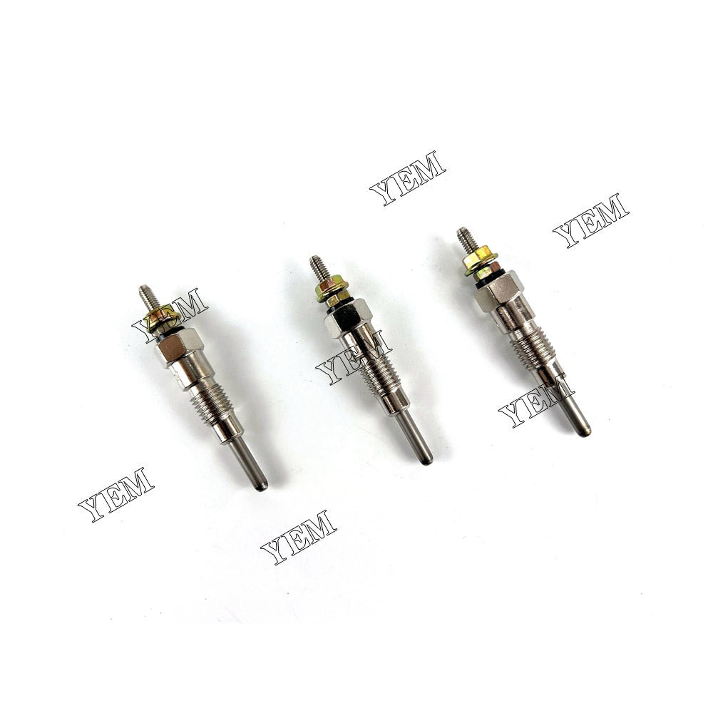 For Yanmar Glow Plug 3X 15951-6551-2 129155-77801 129795-77800 119717-77800 3TNE74 Engine Spare Parts YEMPARTS