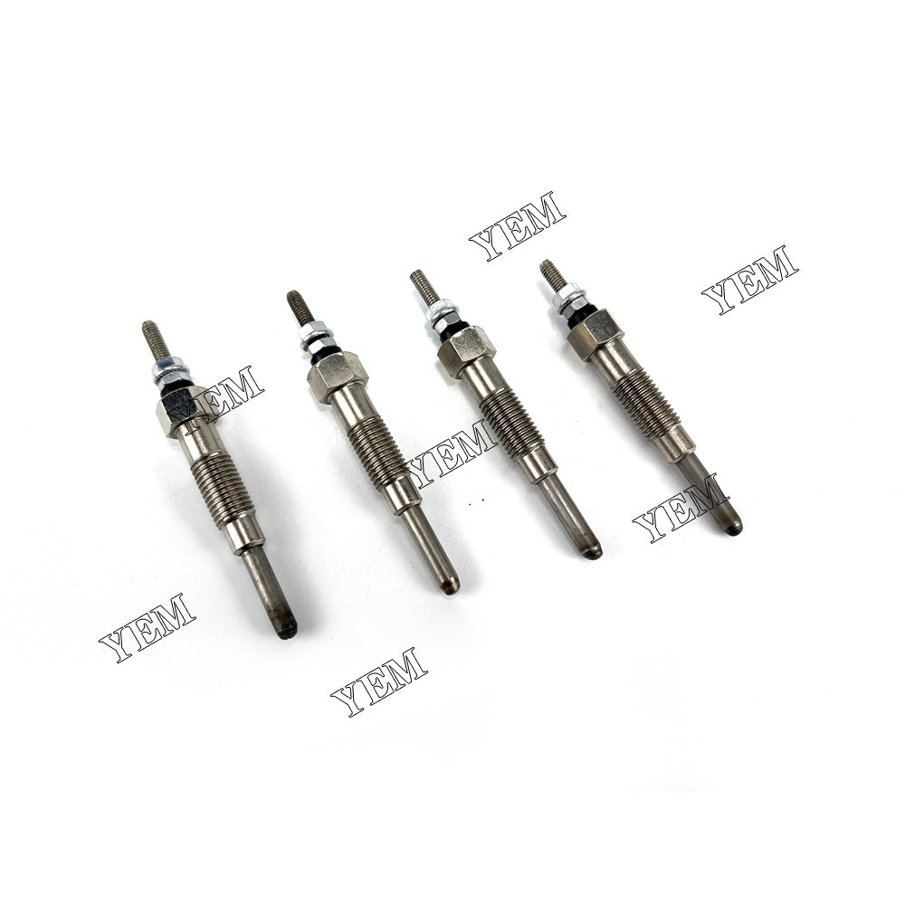 For Mitsubishi Glow Plug 11V 4X 19110-1050 4M40 Engine Spare Parts YEMPARTS