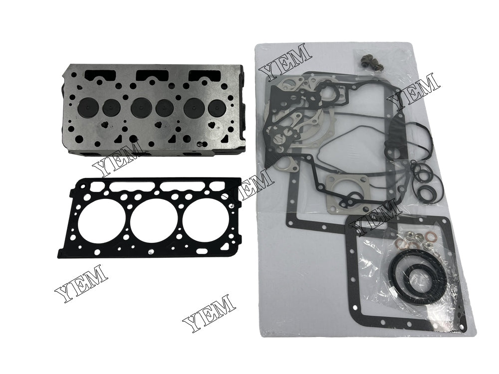 For Kubota Cylinder Head Assy+Full Gasket Kit D902 Engine Spare Parts YEMPARTS