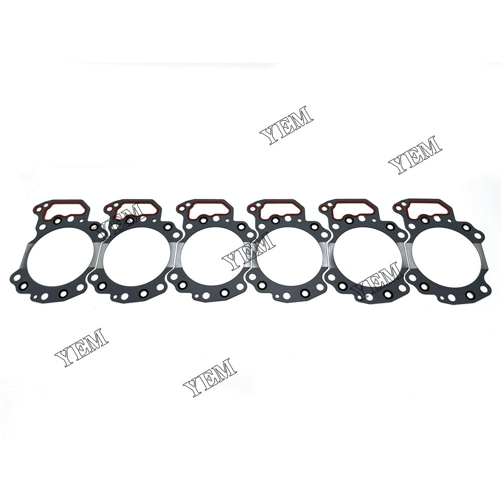 For Komatsu Head Gasket new 6150-17-1813 6D125 Engine Spare Parts YEMPARTS