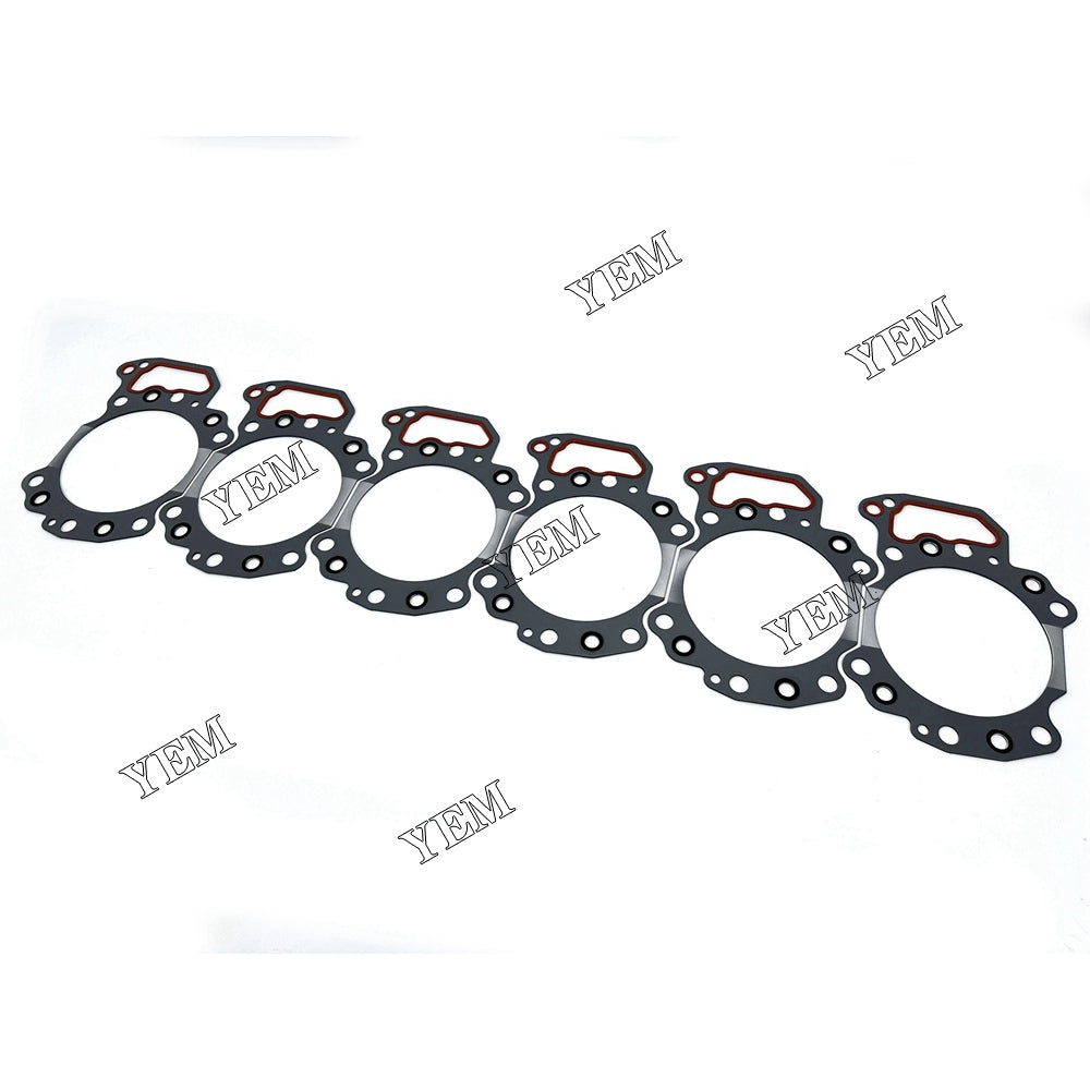 For Komatsu Head Gasket new 6150-17-1813 6D125 Engine Spare Parts YEMPARTS