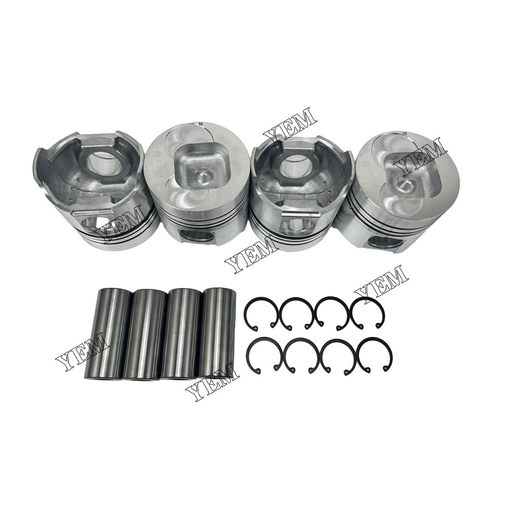 For Piston STD 100mm 4x 4100 Engine Spare Parts YEMPARTS