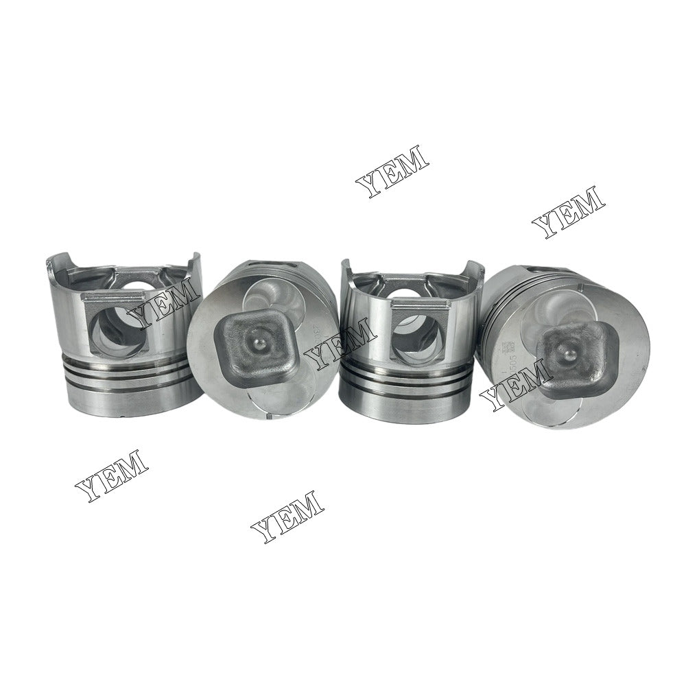 For Piston STD 100mm 4x 4100 Engine Spare Parts YEMPARTS