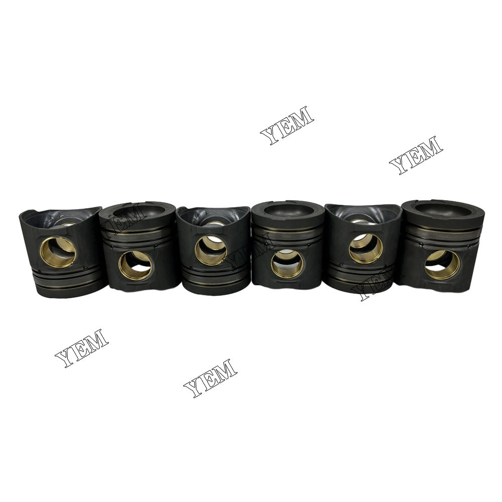 For German Man Piston STD 128mm 6x 229 17 00 D2876 Engine Spare Parts YEMPARTS