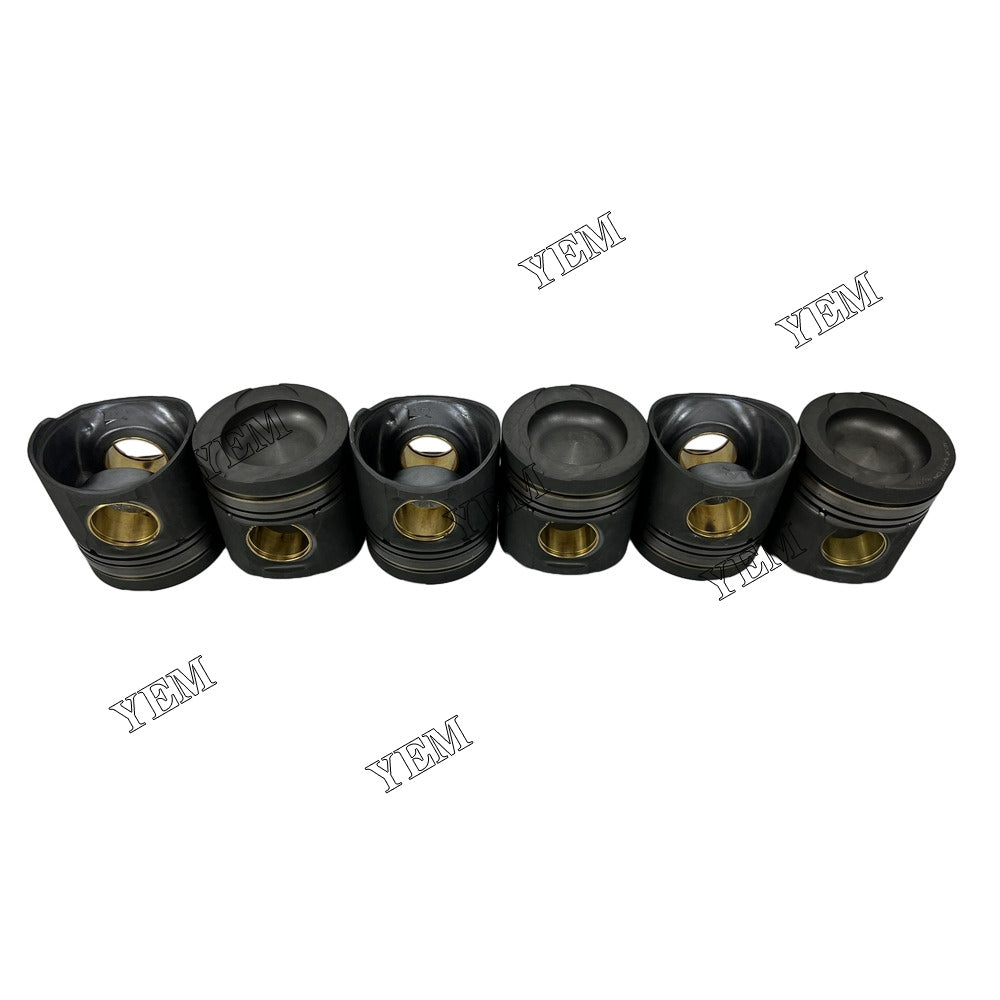 For German Man Piston STD 128mm 6x 229 17 00 D2876 Engine Spare Parts YEMPARTS