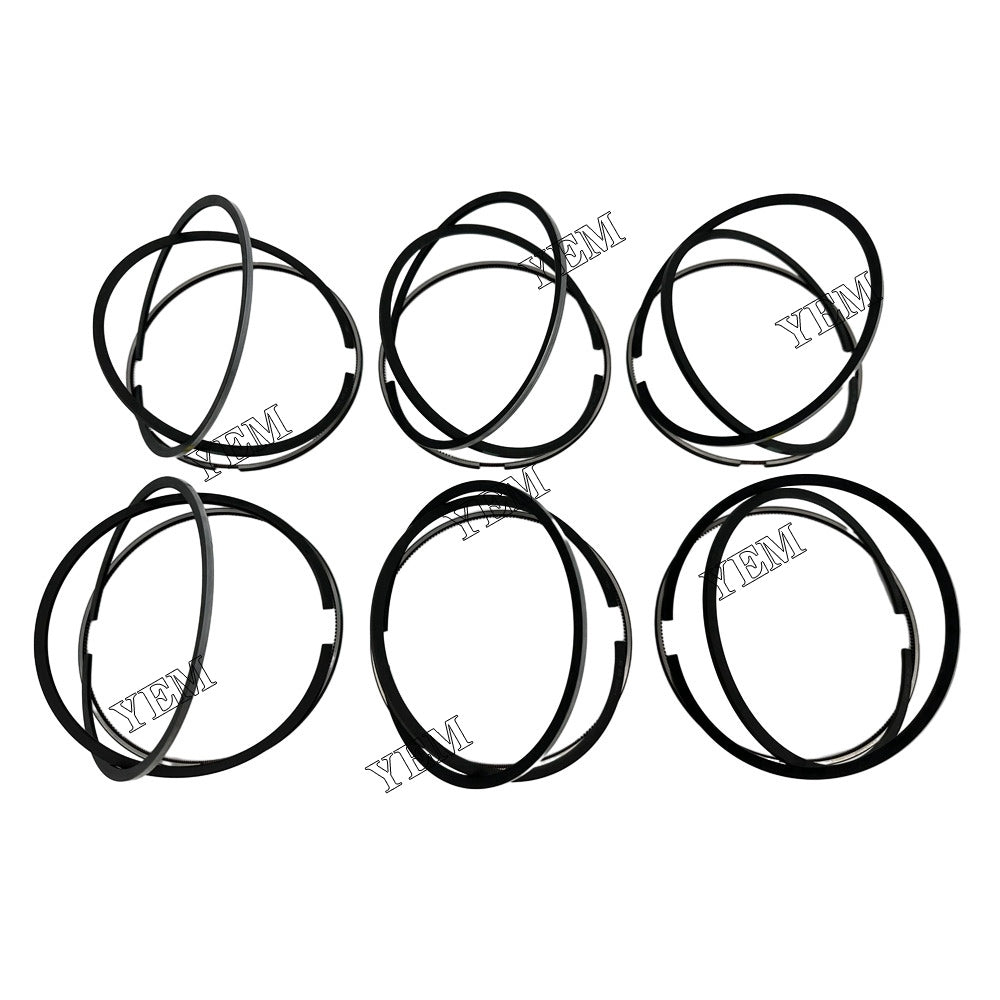 For Piston Rings Set STD 6x S00042455+02 6ETAA11.8 Engine Spare Parts YEMPARTS