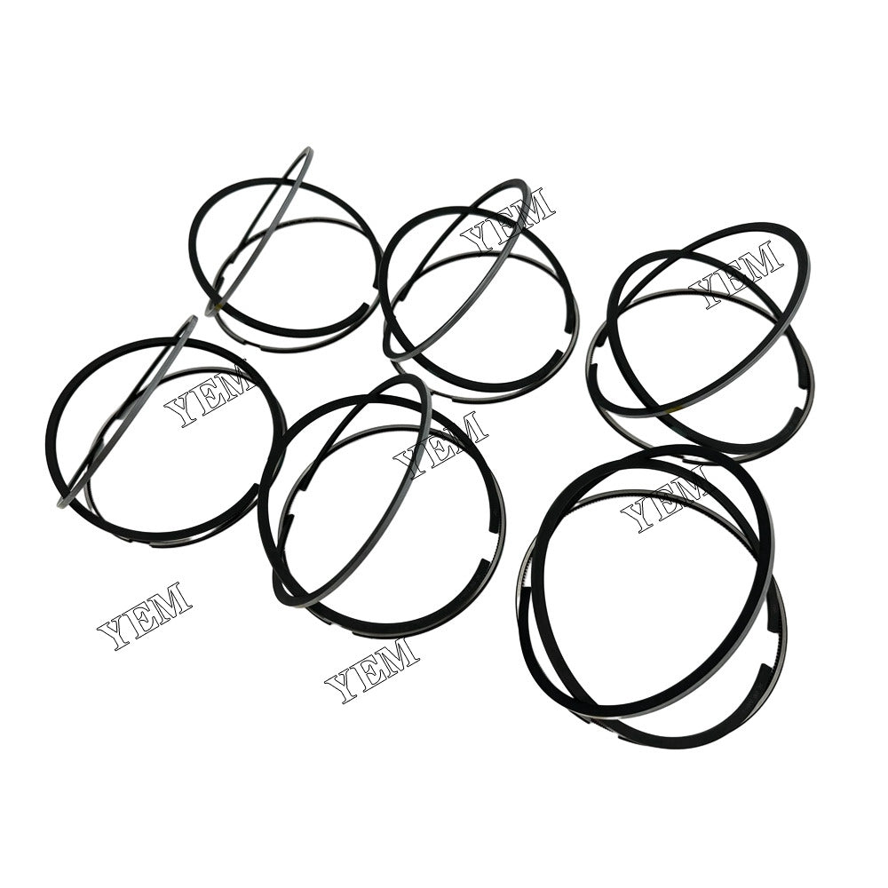 For Piston Rings Set STD 6x S00042455+02 6ETAA11.8 Engine Spare Parts YEMPARTS