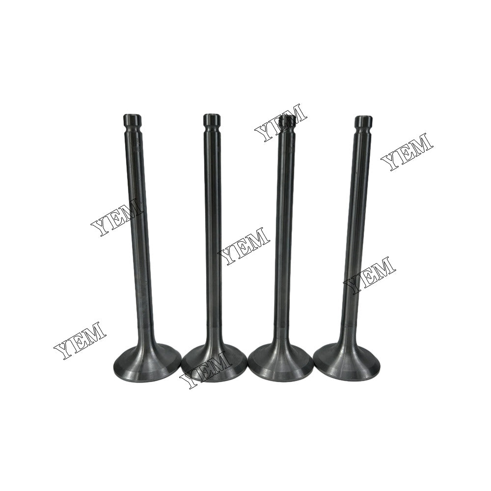 For YUNNEI Exhaust Valve 4x YN27 Engine Spare Parts YEMPARTS